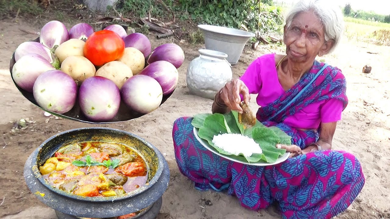 Veg Brinjal Recipe Prepared by My Grandma