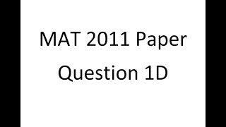 STEPBeast - MAT 2011/Q1D (Trigonometric Equations)