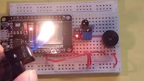 (#6) How To Connect a Flame Detection Sensor With ESP32 || Flame Detection Sensor With ESP32
