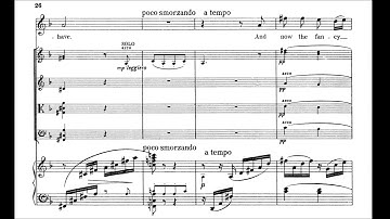 «Oh, When I Was in Love with You» from « On Wenlock Edge » – Ralph Vaughan Williams [With score]