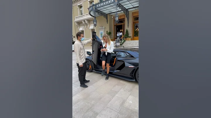 Blondie and Lambo #monaco #millionaire #luxury #lifestyle #life