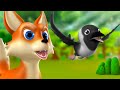 Chalak Lomdi aur Kauwa 3D Animated Hindi Moral Stories for Kids चालक लोमड़ी कौआ कहानी Fox Crow Tales