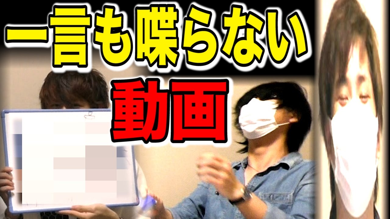 喉が壊れたから一言も喋らない動画を作ってみた Youtube