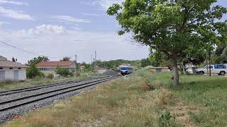 τραινοσε  MAN Train 1682 Διέλευση Απο ΣΣ Ν.Βυσσας Έβρου 27.05.2021🚄🚃🚃