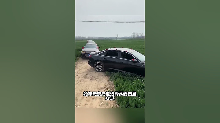 由于没有能通过的道路，婚车无奈只能选择从麦田里穿过，网友：只要想娶你，再难也会有办法#婚礼 #搞笑 #婚礼现场 #結婚 #暖心