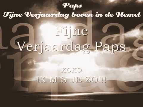 Happy Birthday In Heaven Paps Youtube