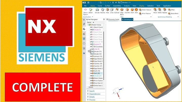 Free Complete tutorial on Siemens NX latest version for beginners