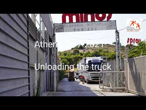CRR truck unloaded