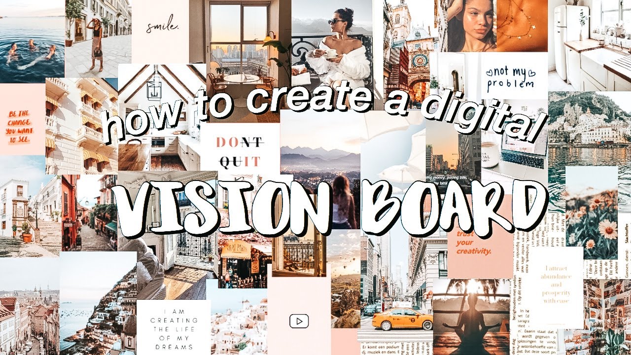 HOW TO CREATE A DIGITAL VISION BOARD | Manifestation Tips 2020 - YouTube