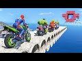 Superheroes Challenge Motorcycles | Spiderman & Deadpool, Flash Competition (Funny Contest)