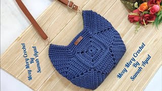 كروشيه حقيبه ترند ومميزه / túi bao/Bolsa de crochê/tığ işi çanta/bags crochet/crochet bag