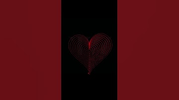 Draw a Heart Using Python Turtle Graphics ❤️ | #shorts #shortvideo #shortsfeed #shortsvideo