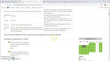 How to Make a Tutoring Appointment