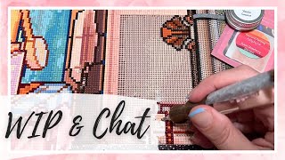 WIP and Chat - Diamond painting retreat week, buying a car, and procrastinating