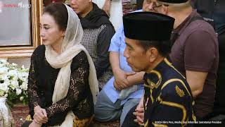 Presiden Jokowi Melayat Ke Rumah Duka Almarhumah Mooryati Soedibyo, Jakarta, 24 April 2024