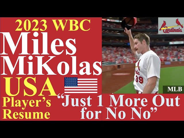 1 more out for a no-hitter!” / Miles Mikolas(Cardinals) / Major