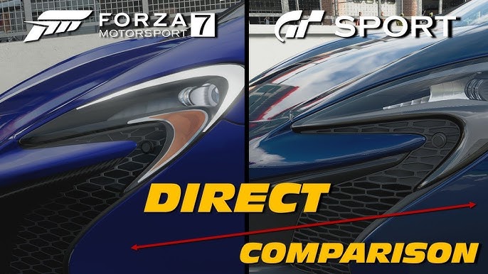 Forza 7 vs. Gran Turismo Sport vs. Project CARS 2 vs. DriveClub