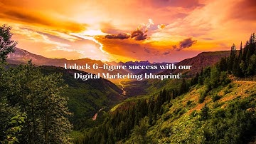 Unlock 6-figure success with our Digital Marketing blueprint! Learn and earn!