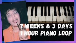 7 WEEKS \u0026 3 DAYS  | Yungatita  (1 Hour Piano Intro Loop)