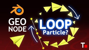 Maybe this is the Geo Node particle system you need! | Geometry Node | Particle | Loop Animation |