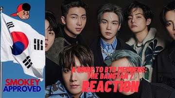 American Rapper First Time  Seeing - A Guide to BTS Members: The Bangtan 7  [Reaction]