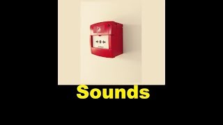 Video thumbnail of "House Fire Alarm Sound Effects All Sounds"