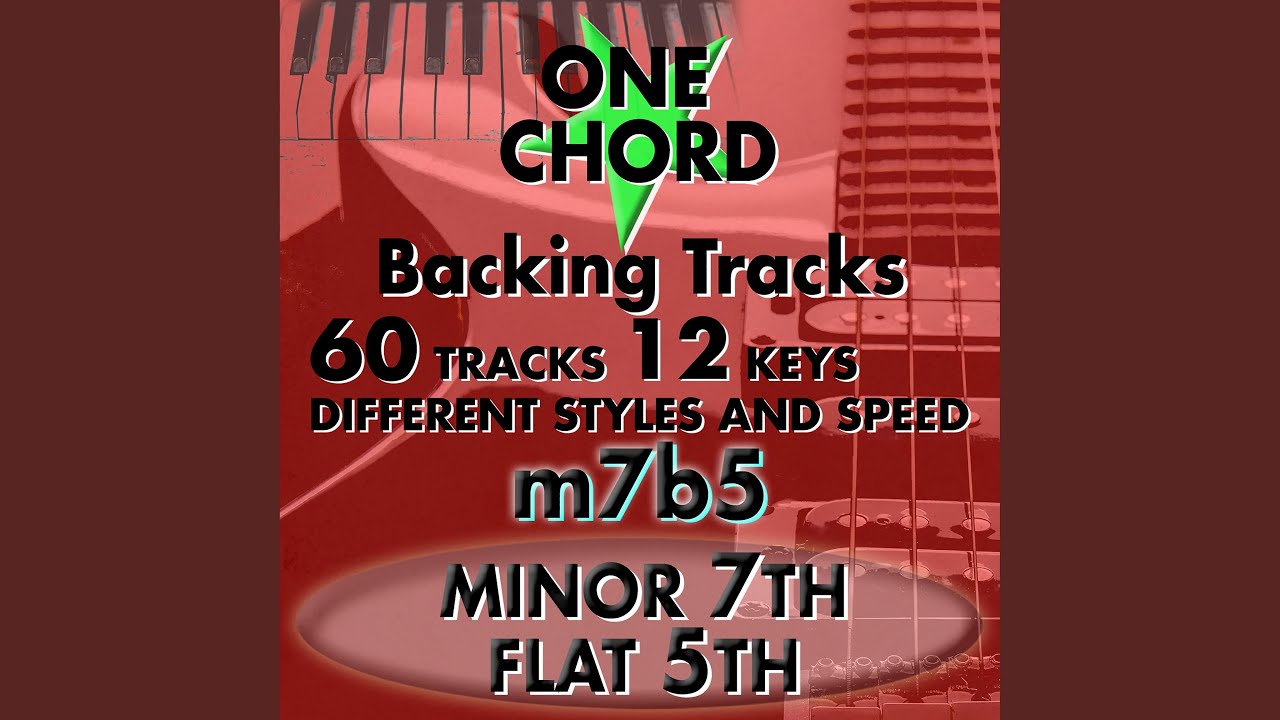 在 YouTube 上观看 Dbm7b5 | One Chord Backing Track | Slow Blues | minor seventh flat fifth