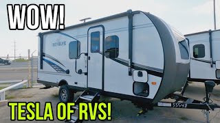 Tesla of RVs! ALL ELECTRIC Travel Trailer! Revolve EV-3 from Palomino