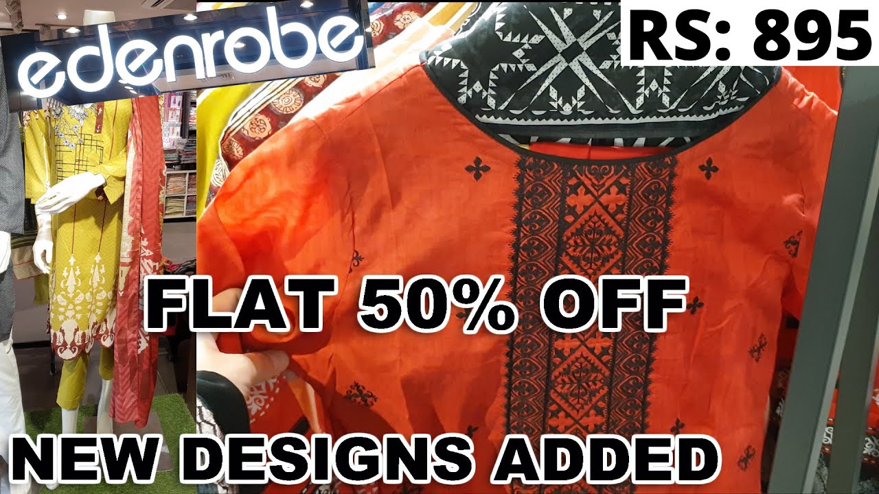 Edenrobe Flat 50% OFF Summer Sale 2021 || 30th July 2021