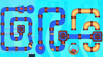 Save the fish gameplay walkthrough android and iOS pull the pin 🤖Save fish game pull the pin