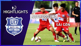 U17 Sài Gòn vs U17 Nutifood JMG - Em họ Công Phượng lập siêu phẩm|  Highlights VCK U17 Quốc gia 2020