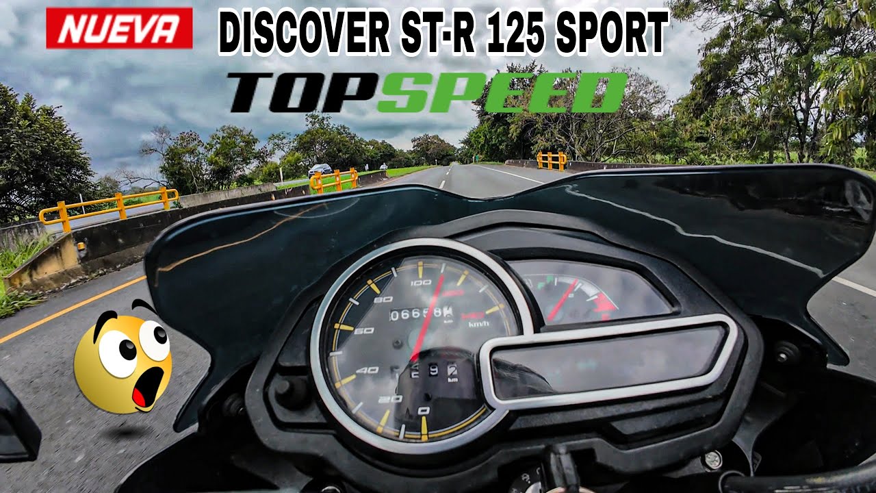 DISCOVER 125 STR Velocidad Máxima (Top speed) Vale la pena 😱🏍🚀