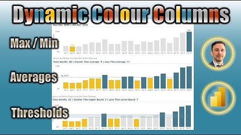 Colour Formatting Column Charts Based on Values