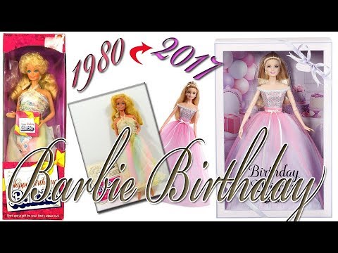 Barbie Birthday Wishes from the 1980 to today - YouTube