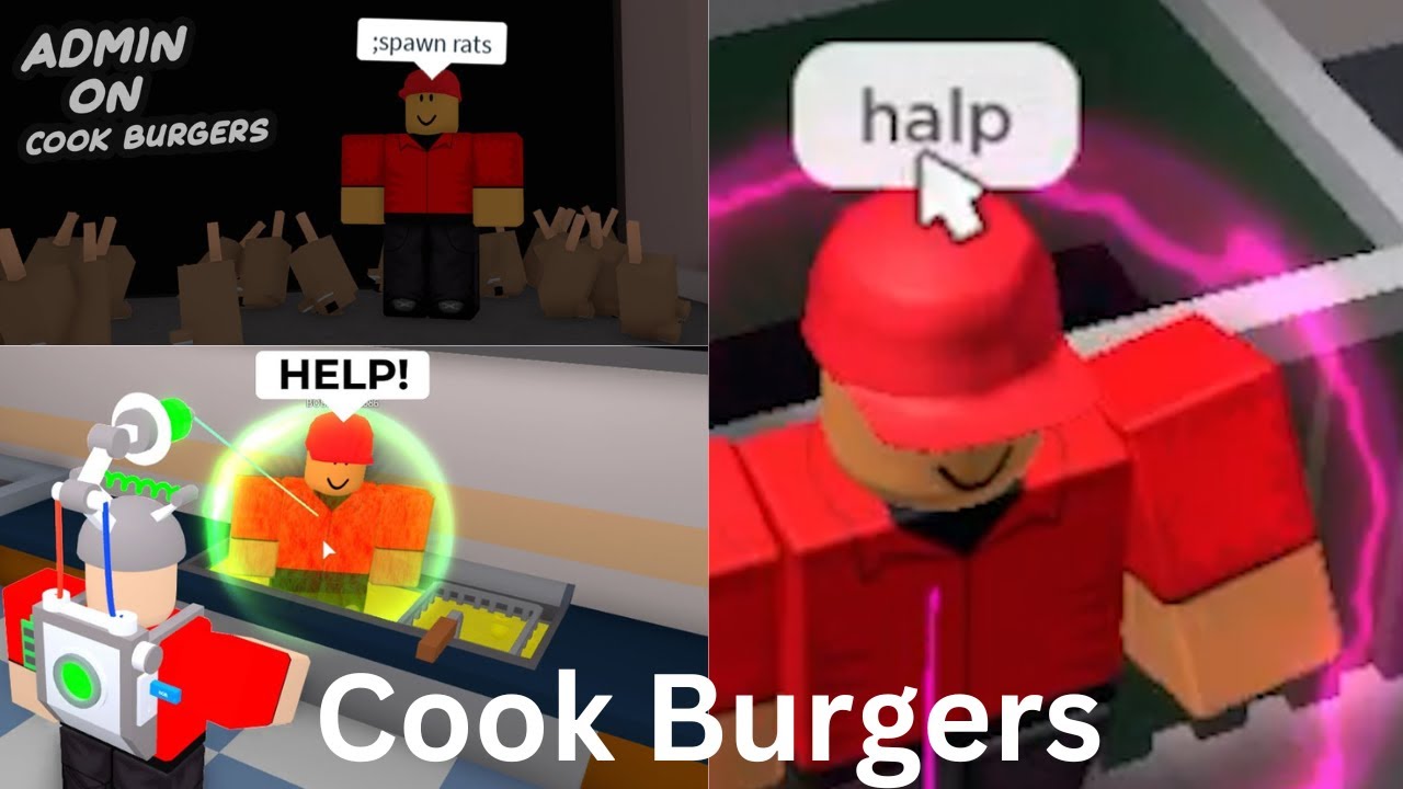 The Roblox Cook Burgers Experience... YouTube