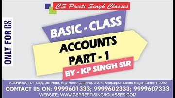 CS FOUNDATION , CS EXECUTIVE, CS PROFESSIONAL , BASIC ACCOUNTING CLASS BEST CS CLASSES