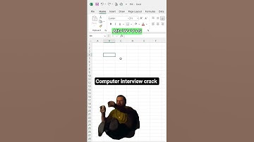 computer interview crack 😲 #excel #trending #youtubeshorts #computereducation #interview #shorts