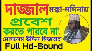 দাজ্জাল মক্কা-মদিনায় প্রবেশ করতে পারবে না-মোসলেম উদ্দিন মিজবাহ, Moslem uddin mijbah