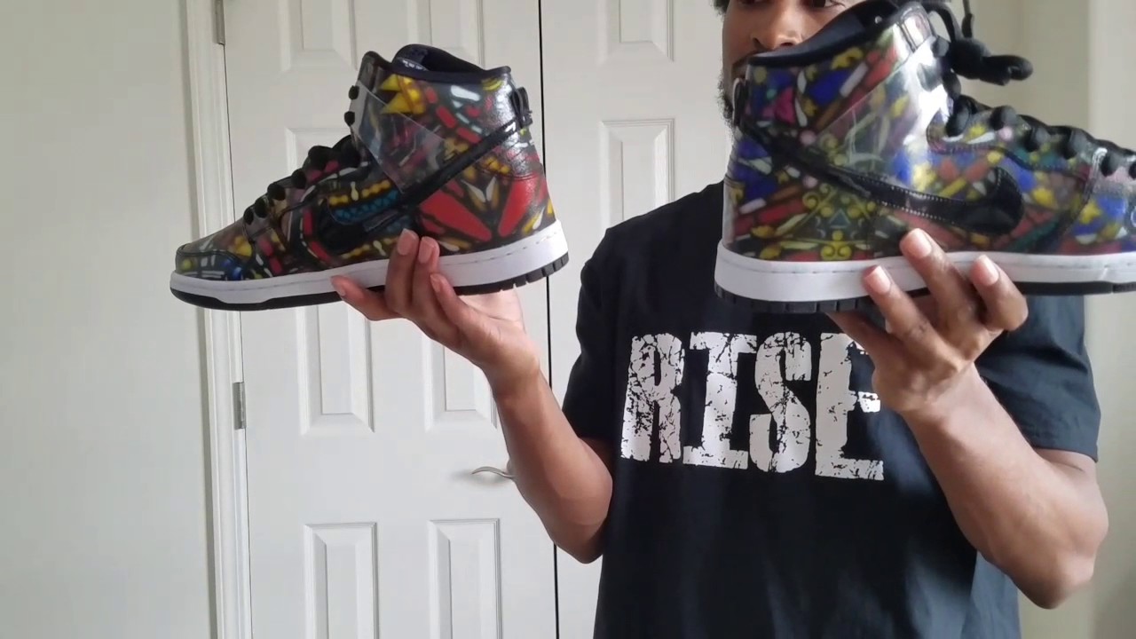 sb dunk stained glass