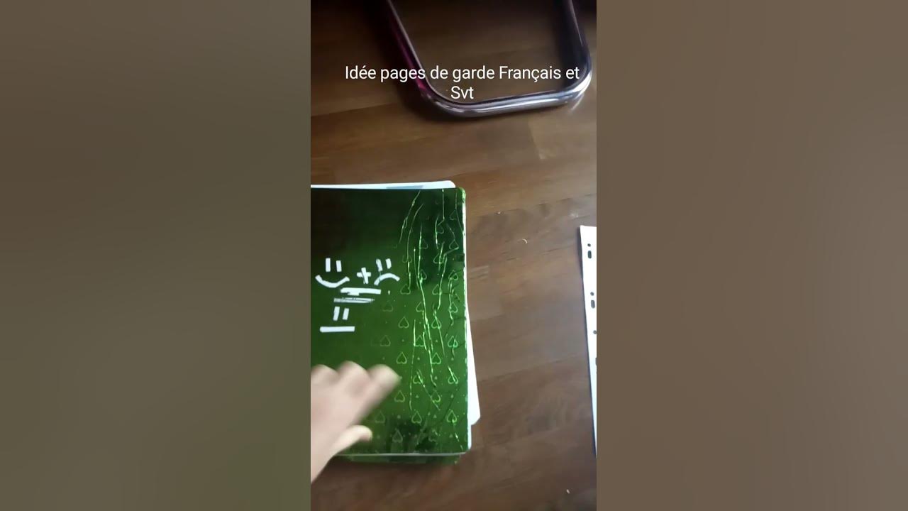 Page De Gard Esvt Idée page de garde Français et SVT - YouTube