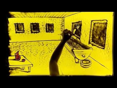 Nona giunashvili (sand art) ნონა გიუნასვილი \"ქვიშის ზღაპარი\"-რთველი