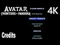 Avatar frontiers of pandora credits 4k