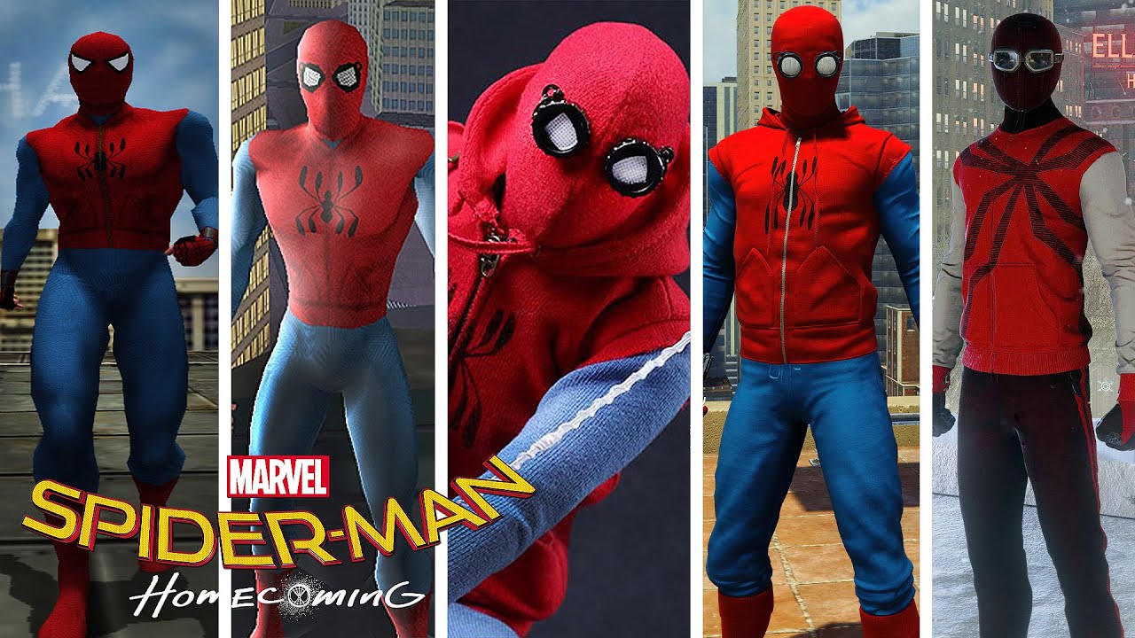 The Amazing Spider-Man Suit Evolution in Spider-Man Games 