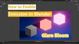 How to Enable EMISSION in Blender (Make Objects Glow!) - Quick Tutorial