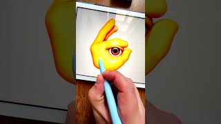 👌👁️ OK Hand Emoji #creative #emoji #procreate 👌👁️ OK Hand Emoji #creative #emoji #procreate
