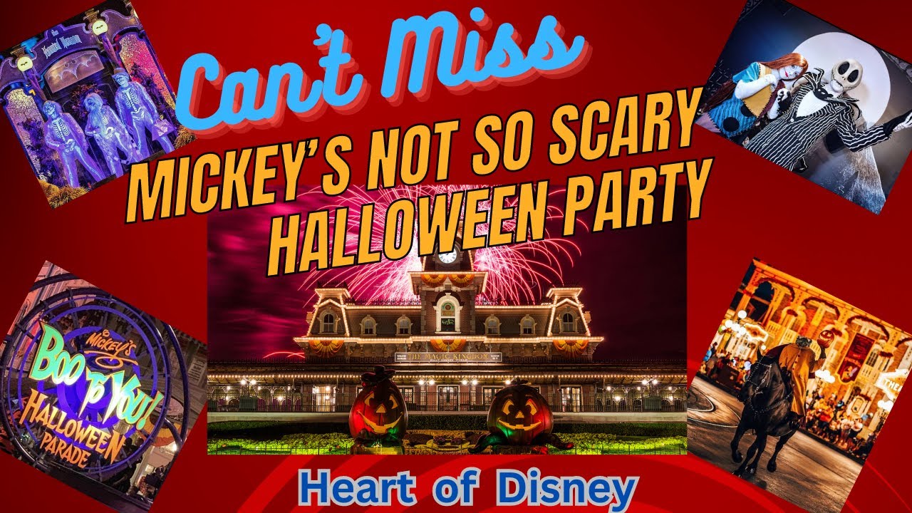 Can't Miss Mickey's not so Scary Halloween Party events at Disney's Magic Kingdom