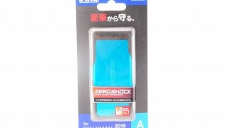 ELECOM Walkman A 2015 ZEROSHOCK case Blue AVS-A15ZEROBU  90289