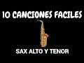 🎷SOS PRINCIPIANTE? Queres tocar canciones FÁCILES EN TU 🎷SAXOFON? los 10 tutoriales mas sencillos