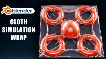 Product Wrapping in Blender 4.4 (Shrinkwrap & Cloth Sim)