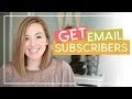 How to Build an Email List | 4 Easy List Building Techniques